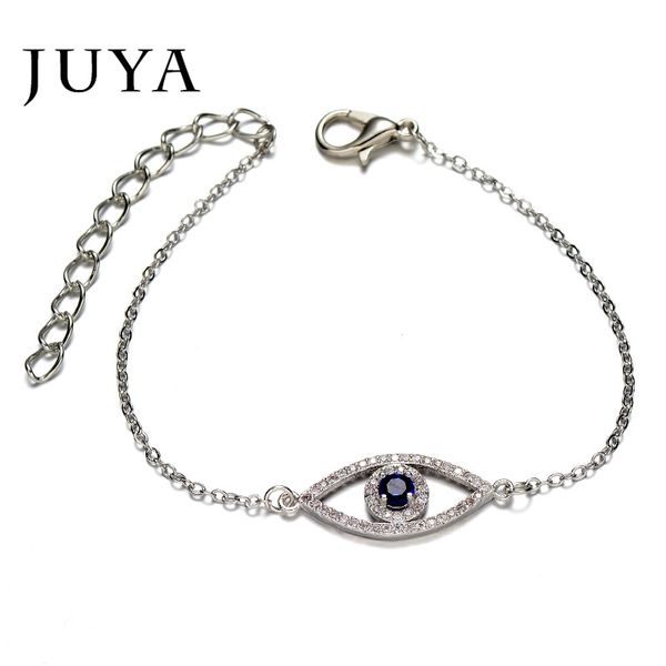 new arrival evil eye three colors austrian cubic zircon rhinestone bracelets for women rose gold pulseira jewelry bijoux, Golden;silver
new arrival evil eye three colors austrian cubic zircon rhinestone bracelets for women rose gold pulseira jewelry bijoux, Golden;silver