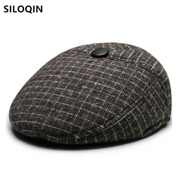 berets siloqin black cap cold-proof earmuffs hats for men winter warm men's beret casual sports caps fashion dad brands hat, Blue;gray
berets siloqin black cap cold-proof earmuffs hats for men winter warm men's beret casual sports caps fashion dad brands hat, Blue;gray