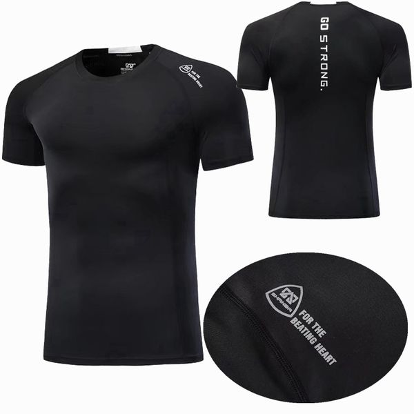 summer men running t shirts gym fitness short sleeve shirt workout quick dry bodybuilding training jersey sports 2020, Black;blue
summer men running t shirts gym fitness short sleeve shirt workout quick dry bodybuilding training jersey sports 2020, Black;blue