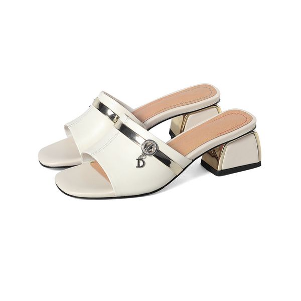 slippers fashion summer square heel elegant high heels prom party shoes woman genuine leather casual sandals, Black
slippers fashion summer square heel elegant high heels prom party shoes woman genuine leather casual sandals, Black