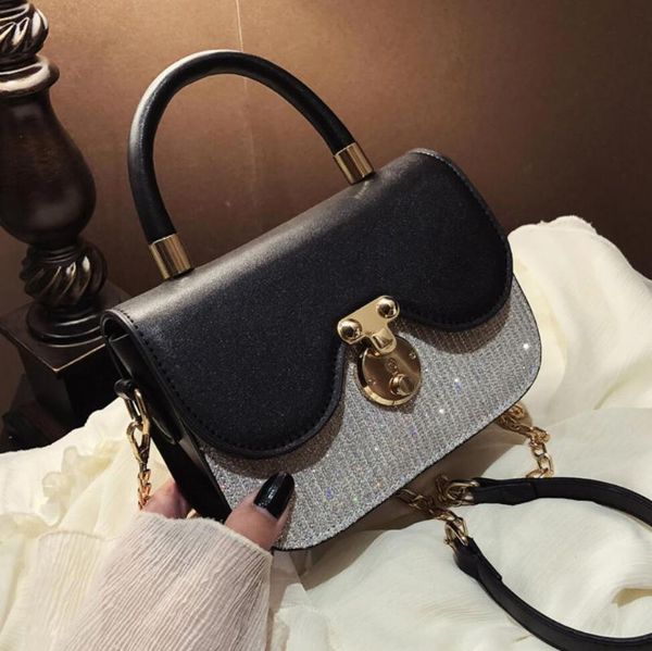 contrast color tote bag 2020 fashion new pu leather women's designer handbag lock chain shoulder messenger bag
contrast color tote bag 2020 fashion new pu leather women's designer handbag lock chain shoulder messenger bag