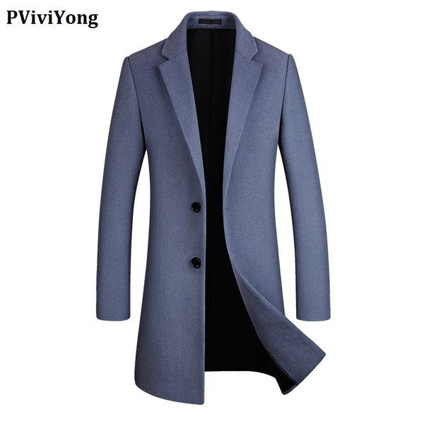 pviviyong 2020 new arrival wool trench coat men,men's wool turn-down collar slim jackets men thicked parka 5903, Black
pviviyong 2020 new arrival wool trench coat men,men's wool turn-down collar slim jackets men thicked parka 5903, Black