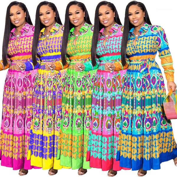 neck dress long sleeve slim fit waist down floral dresses ladies belt clothes women bohemia lapel, Black;gray
neck dress long sleeve slim fit waist down floral dresses ladies belt clothes women bohemia lapel, Black;gray