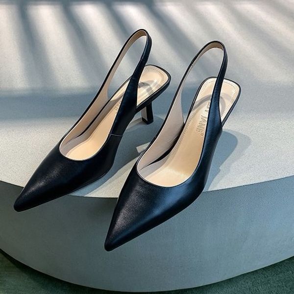 lihuamao fashion high heel sandals slingback stiletto heels pumps ankle strap pointed toe party wedding ladies thin heel sandals, Black
lihuamao fashion high heel sandals slingback stiletto heels pumps ankle strap pointed toe party wedding ladies thin heel sandals, Black