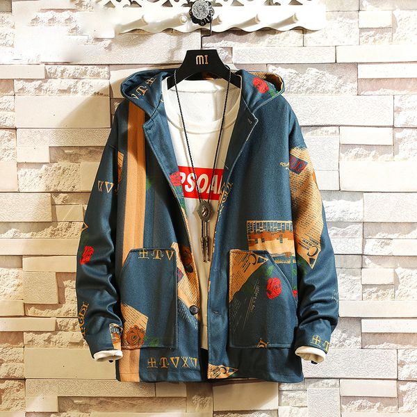 style bigger pocket patchwork 2020 spring autumn floral jacket men streetwear bomber clothes plus asian size m-5xl, Black;brown
style bigger pocket patchwork 2020 spring autumn floral jacket men streetwear bomber clothes plus asian size m-5xl, Black;brown