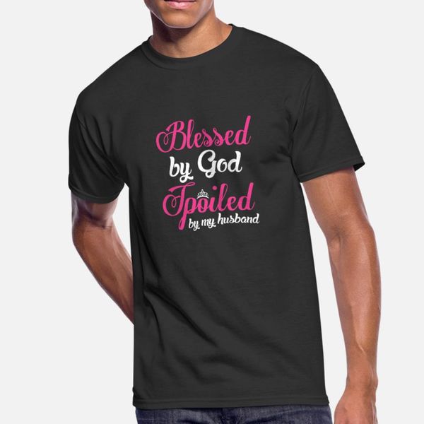 husband blessed by god spoiled by my husband t shirt men printed cotton plus size 3xl solid color gift basic spring unique shirt
husband blessed by god spoiled by my husband t shirt men printed cotton plus size 3xl solid color gift basic spring unique shirt