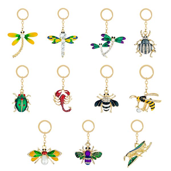 rhinestone alloy keychain key ring creative simulation animal insect shape pendant bag accessories affordable alloy small gifts, Silver
rhinestone alloy keychain key ring creative simulation animal insect shape pendant bag accessories affordable alloy small gifts, Silver