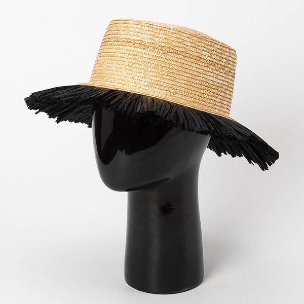 01905-hh7223 handmade natural straw fashion tassel fedoras hat men women holiday panama jazz cap, Blue;gray
01905-hh7223 handmade natural straw fashion tassel fedoras hat men women holiday panama jazz cap, Blue;gray