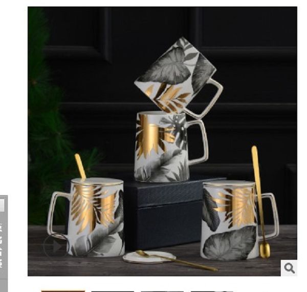 2020 creative ceramic mark ceramic cup coffee cup water cup with cover spoon gift box
2020 creative ceramic mark ceramic cup coffee cup water cup with cover spoon gift box