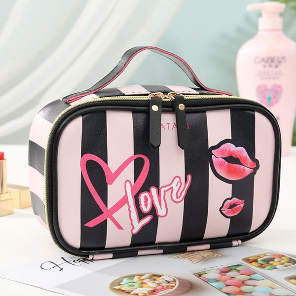 2020 cosmetic storage new striped love printing storage women's pu portable cosmetic bag wash bag n5nhi
2020 cosmetic storage new striped love printing storage women's pu portable cosmetic bag wash bag n5nhi