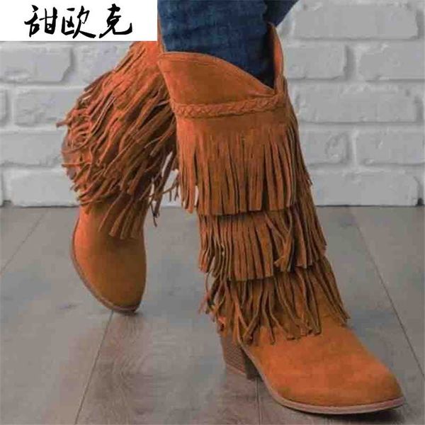 2020 winter women's boots fashion women tassel faux suede boots women's mid-calf women warm short plush botas mujer, Black
2020 winter women's boots fashion women tassel faux suede boots women's mid-calf women warm short plush botas mujer, Black