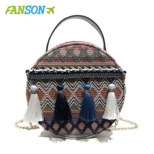 fanson vintage handmade crossbody women bag round beach circle rattan bag small shoulder bags bohemian handbags travel styles
fanson vintage handmade crossbody women bag round beach circle rattan bag small shoulder bags bohemian handbags travel styles