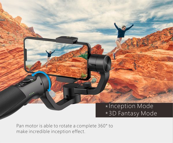 3-Axis Smartphone Gimbal Handheld Stabilizers Live Broadcast Anti-shake Selfie Stick APP Control Fast Follow Steady Stabilizers Black Color
3-Axis Smartphone Gimbal Handheld Stabilizers Live Broadcast Anti-shake Selfie Stick APP Control Fast Follow Steady Stabilizers Black Color