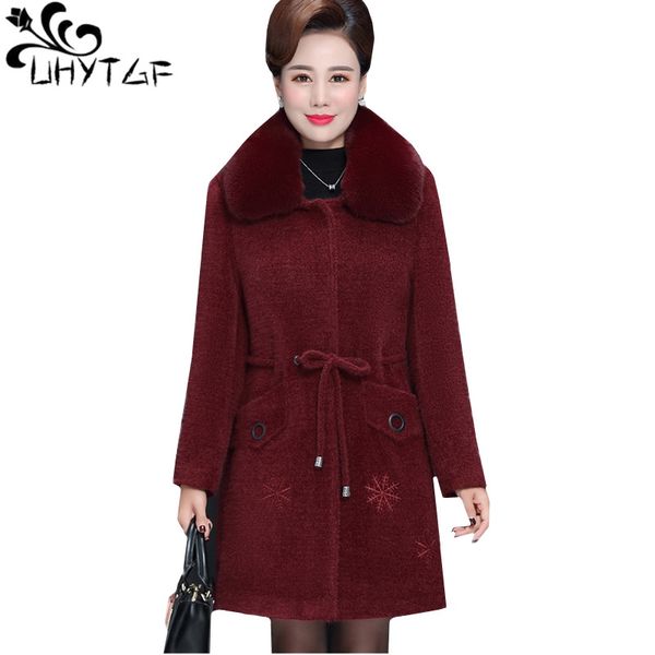 uhytgf fur collar autumn winter wool coat luxury imitation mink cashmere elegant woolen coats fashion mom 5xl plus size 1006, Black
uhytgf fur collar autumn winter wool coat luxury imitation mink cashmere elegant woolen coats fashion mom 5xl plus size 1006, Black
