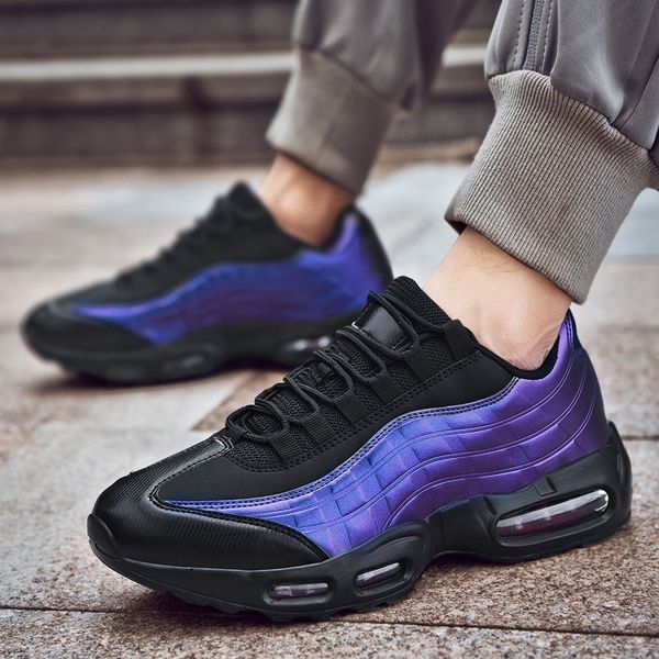 men shoes mirror space autumn men casual shoes air cushion absorption jogging sneakers zapatillas hombre, Black
men shoes mirror space autumn men casual shoes air cushion absorption jogging sneakers zapatillas hombre, Black