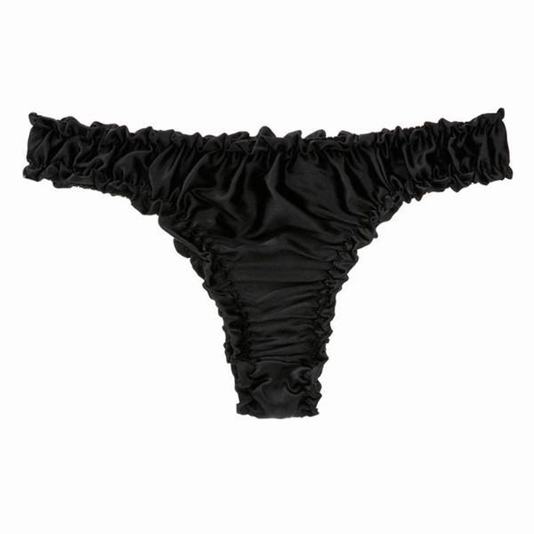women's panties low rise silk soft briefs breathable underwear underpants ladies thong summer ruffled mulbe, Black;pink
women's panties low rise silk soft briefs breathable underwear underpants ladies thong summer ruffled mulbe, Black;pink