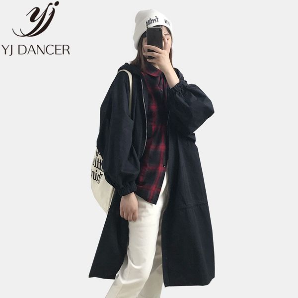 2020 autumn winter new plus size fashion women leisure loose size long section hooded windbreaker bf style female coat ljj0061, Tan;black
2020 autumn winter new plus size fashion women leisure loose size long section hooded windbreaker bf style female coat ljj0061, Tan;black