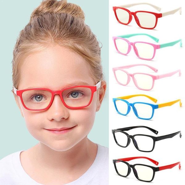 square blue light kids glasses optical frame children girls blocking transparent eyeglasses boy frames anti reflective comp d7e2, Silver
square blue light kids glasses optical frame children girls blocking transparent eyeglasses boy frames anti reflective comp d7e2, Silver
