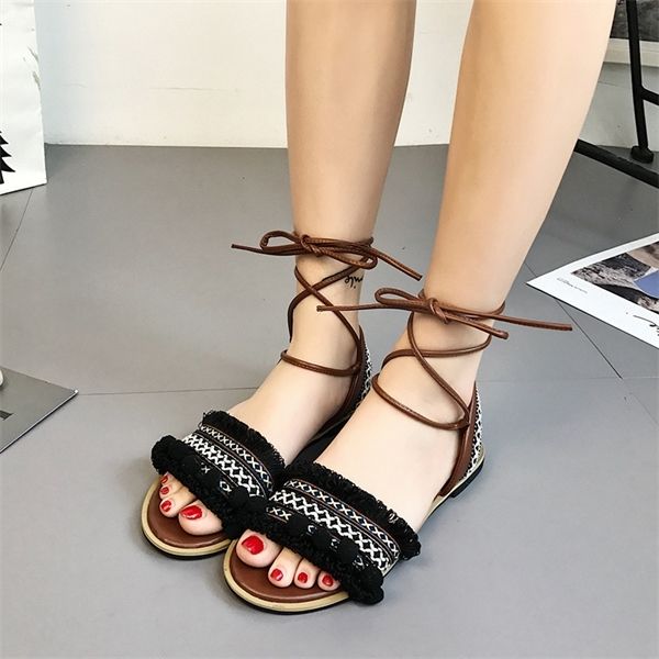 classics fashion rome gladiator women sandals ankle strap square heel summer sandals ankle strap flat shoes 0925, Black
classics fashion rome gladiator women sandals ankle strap square heel summer sandals ankle strap flat shoes 0925, Black