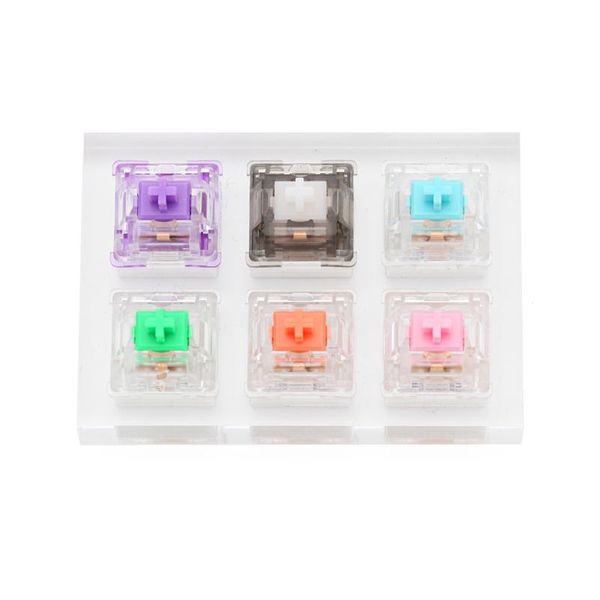 keyboards 6 switch switches tester with acrylic base blank keycaps for mechanical keyboard everglide purple cyan pink green orange
keyboards 6 switch switches tester with acrylic base blank keycaps for mechanical keyboard everglide purple cyan pink green orange
