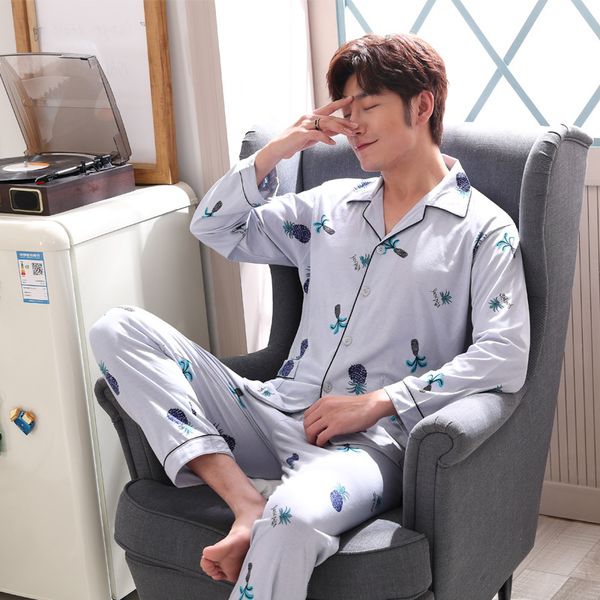 men's sleepwear cotton pajama set pijama hombre invierno autumn winter man pajamas simple vetement homme luxe luxury men clothes, Black;brown
men's sleepwear cotton pajama set pijama hombre invierno autumn winter man pajamas simple vetement homme luxe luxury men clothes, Black;brown