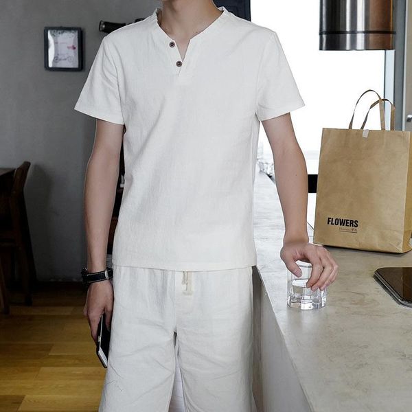 nfive brand 2020 new summer short sleeve t-shirt shorts suit plus 5xl leisure adicolo male pure linen cotton casual men's suits, Gray
nfive brand 2020 new summer short sleeve t-shirt shorts suit plus 5xl leisure adicolo male pure linen cotton casual men's suits, Gray