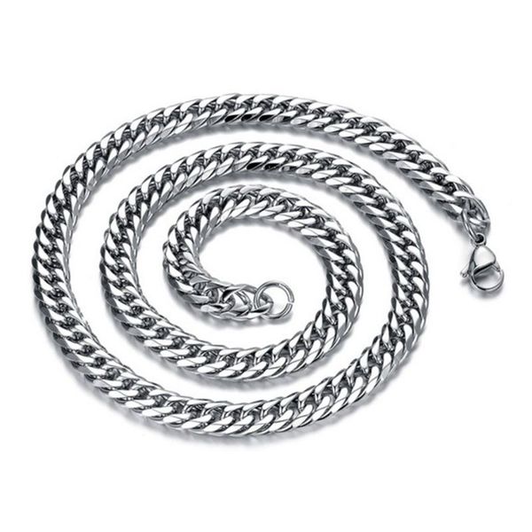мужчины vintage титановые стали hip hop кубинский link chain choker водонепроницаемая ожерелье, Silver
мужчины vintage титановые стали hip hop кубинский link chain choker водонепроницаемая ожерелье, Silver