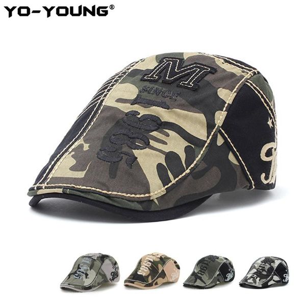 berets yo-young camouflage beret sun hat casquette homme gorras planas flat caps for men cap, Blue;gray
berets yo-young camouflage beret sun hat casquette homme gorras planas flat caps for men cap, Blue;gray