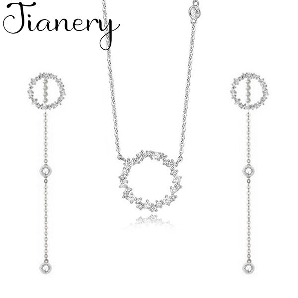 new arrivals fashion zircon long circle necklaces pendant jewelry sets for women wedding statement jewelry, Silver
new arrivals fashion zircon long circle necklaces pendant jewelry sets for women wedding statement jewelry, Silver