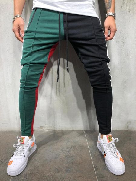 fit pants colors patchwork high street rap dancing pencil pants winter men clothing stylish hiphop slim, Black
fit pants colors patchwork high street rap dancing pencil pants winter men clothing stylish hiphop slim, Black