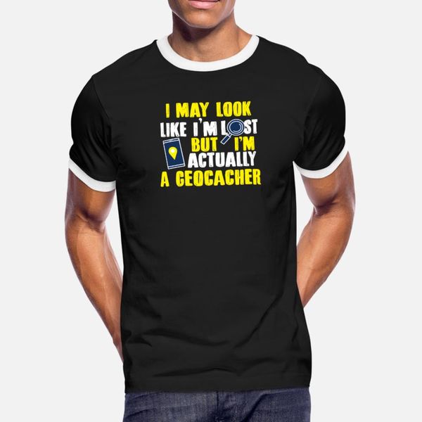 i may look like i'm lost i'm actually a geocacher t shirt men customized short sleeve plus size 3xl letters sunlight basic summer
i may look like i'm lost i'm actually a geocacher t shirt men customized short sleeve plus size 3xl letters sunlight basic summer
