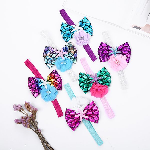 12pcs fashion glossy mermaid bow headbands solid floral bowknot hairbands newborn princess headwear boutique hair accessories, Slivery;white
12pcs fashion glossy mermaid bow headbands solid floral bowknot hairbands newborn princess headwear boutique hair accessories, Slivery;white