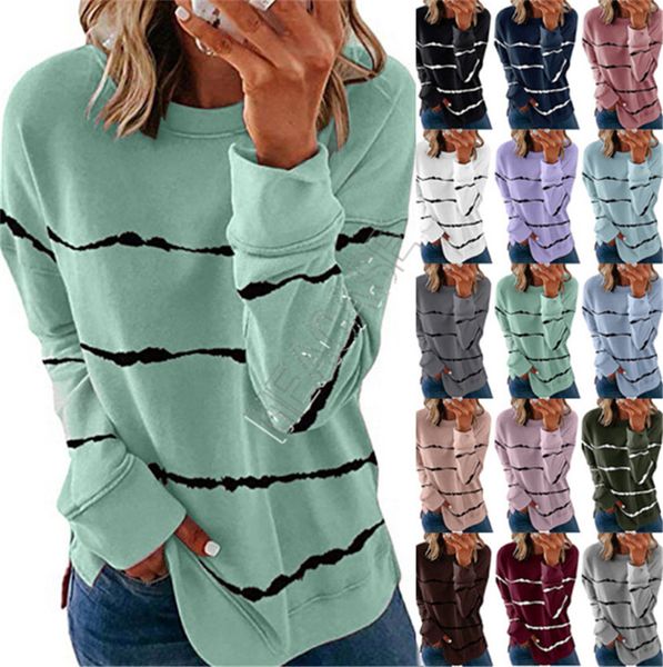 plus size 5xl women tie-dyed printing striped pullover hoodies autumn crew neck loose sweatshirt casual long-sleeved t-shirt d91714, White
plus size 5xl women tie-dyed printing striped pullover hoodies autumn crew neck loose sweatshirt casual long-sleeved t-shirt d91714, White