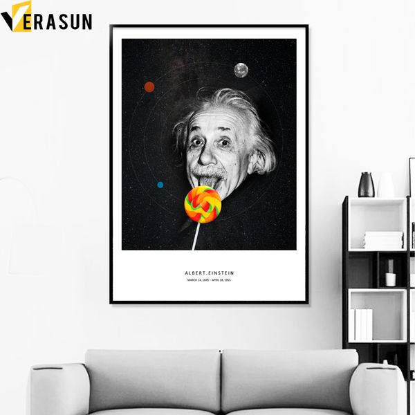 funny albert einstein lollipop quotes wall art canvas painting nordic posters and prints wall pictures for living room decor
funny albert einstein lollipop quotes wall art canvas painting nordic posters and prints wall pictures for living room decor