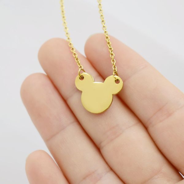 dropshipping stainless steel mini mouse pendant necklace for babygirl collier femme kids gold choker chain necklaces women bff, Silver
dropshipping stainless steel mini mouse pendant necklace for babygirl collier femme kids gold choker chain necklaces women bff, Silver