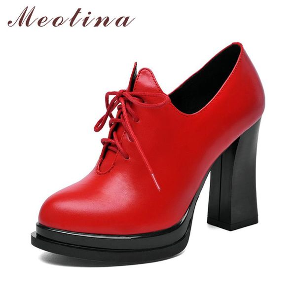 boots meotina winter women genuine leather platform high heel ankle lace up round toe autumn shoes red black
boots meotina winter women genuine leather platform high heel ankle lace up round toe autumn shoes red black