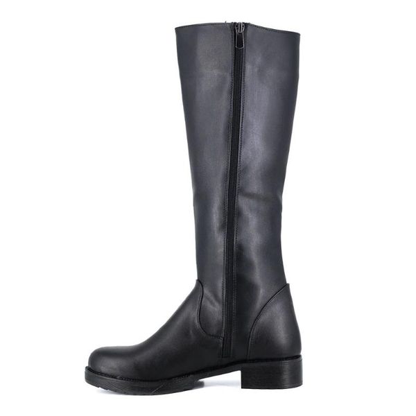 boots attolia - fashion women casual artificial leather low high heels spring shoes woman rubber over the knee, Black
boots attolia - fashion women casual artificial leather low high heels spring shoes woman rubber over the knee, Black