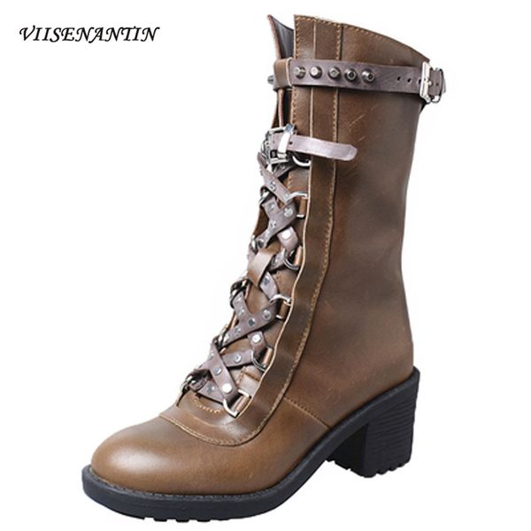 handmade shoes autumn boots layer cowhide waterproof platform thick heel rivet belt buckle wild handsome knight boots, Black
handmade shoes autumn boots layer cowhide waterproof platform thick heel rivet belt buckle wild handsome knight boots, Black