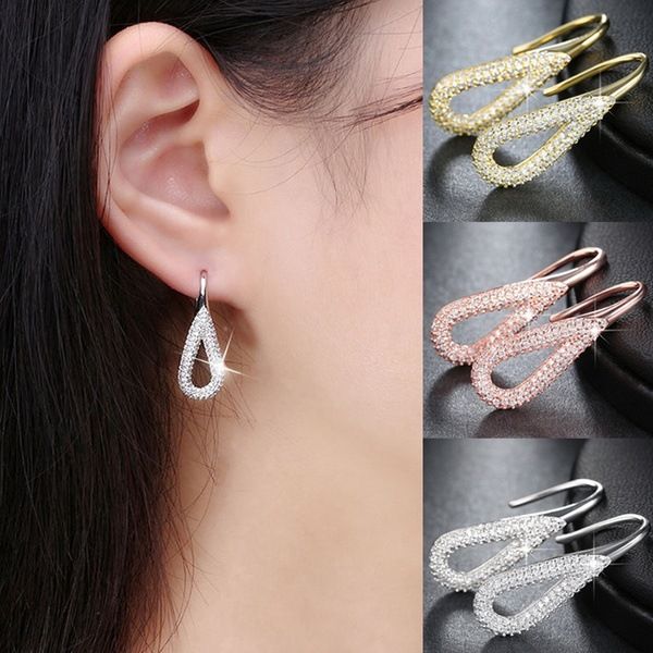 fashion hollow diamond crystals drop earrings for women gold silver rose gold female jewelry charm earrings accessories, Golden
fashion hollow diamond crystals drop earrings for women gold silver rose gold female jewelry charm earrings accessories, Golden