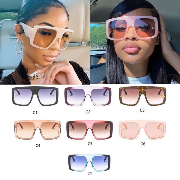 wholesale pink square oversized sunglasses women 2020 luxury designer vintgae shades one piece sun glasses men huge eyewear, White;black
wholesale pink square oversized sunglasses women 2020 luxury designer vintgae shades one piece sun glasses men huge eyewear, White;black