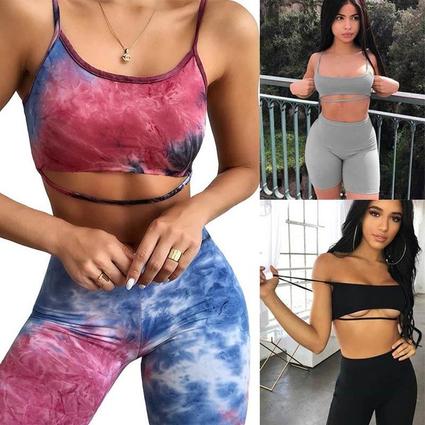 women 2 two piece tracksuits summer casual tank vest crop biker shorts outfits sets sleeveless fitness sportswear bodycon clothing, Gray
women 2 two piece tracksuits summer casual tank vest crop biker shorts outfits sets sleeveless fitness sportswear bodycon clothing, Gray