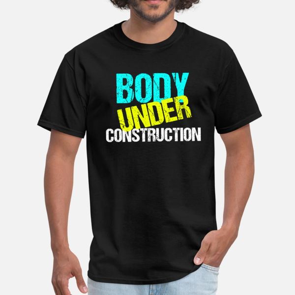 body under construction funny fitness trainer t shirt men customized 100% cotton round neck standard loose humor spring autumn unique shirt, White;black
body under construction funny fitness trainer t shirt men customized 100% cotton round neck standard loose humor spring autumn unique shirt, White;black