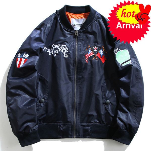 bomber embroidery pilot jackets mens 2020 autumn tiger embroidered thin bomber jacket coats army green blue black, Black;brown
bomber embroidery pilot jackets mens 2020 autumn tiger embroidered thin bomber jacket coats army green blue black, Black;brown