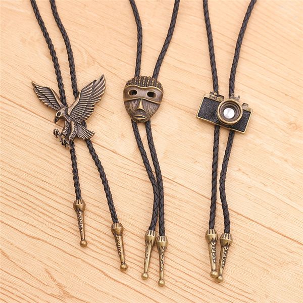 western cowboy rodeo leather belt necktie eagle camera mask pendant necklaces dance bolo tie necklace for men women, Silver
western cowboy rodeo leather belt necktie eagle camera mask pendant necklaces dance bolo tie necklace for men women, Silver