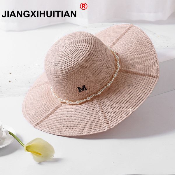 summer m logo sun hats for women solid large brimmed sun hats black white floppy hats with pearls ladies beach hat, Blue;gray
summer m logo sun hats for women solid large brimmed sun hats black white floppy hats with pearls ladies beach hat, Blue;gray