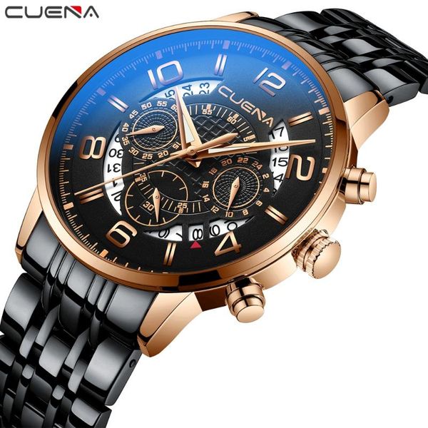 luxury watches for man fashion sport stainless steel wrist watch chronograph quartz clock horloge waterdicht heren with calendar, Slivery;brown
luxury watches for man fashion sport stainless steel wrist watch chronograph quartz clock horloge waterdicht heren with calendar, Slivery;brown