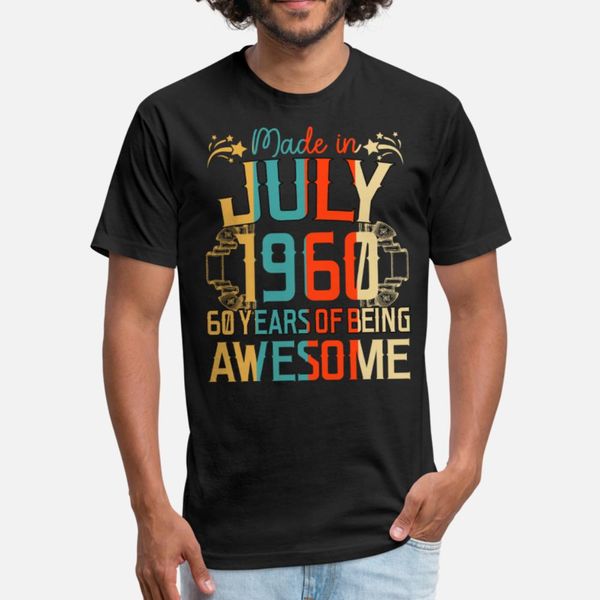 made in july 1960 60 years years of being awesome t shirt men customized tee shirt size s-3xl normal famous comfortable spring pattern shirt
made in july 1960 60 years years of being awesome t shirt men customized tee shirt size s-3xl normal famous comfortable spring pattern shirt