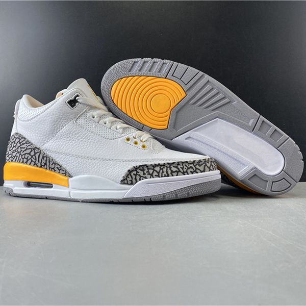 2020 3 wmns laser orange basketball shoes white leather upper cement grey iii mens sports sneakers with box, White;red
2020 3 wmns laser orange basketball shoes white leather upper cement grey iii mens sports sneakers with box, White;red
