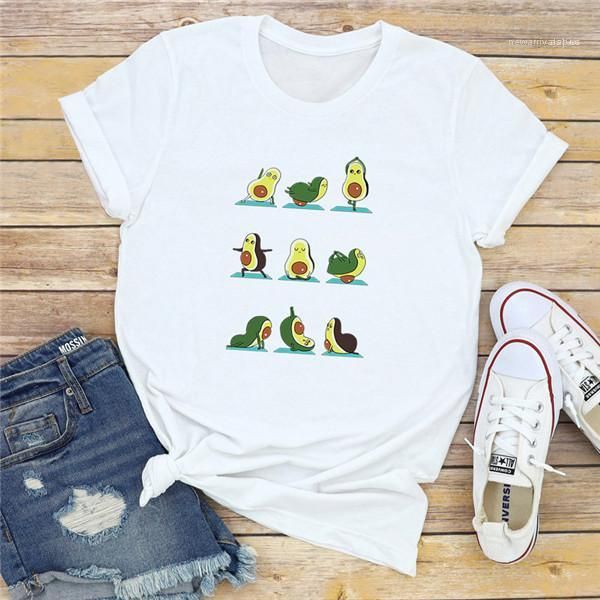 color short sleeve o neck tee new summer women loose tshirts cartoon avocado women tshirt casual solid, White
color short sleeve o neck tee new summer women loose tshirts cartoon avocado women tshirt casual solid, White