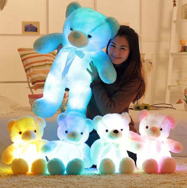 led bears stuffed animals cute glow bear plush toys creative colorful plush toys kawaii light up animals doll kids christmas toys kka8051
led bears stuffed animals cute glow bear plush toys creative colorful plush toys kawaii light up animals doll kids christmas toys kka8051